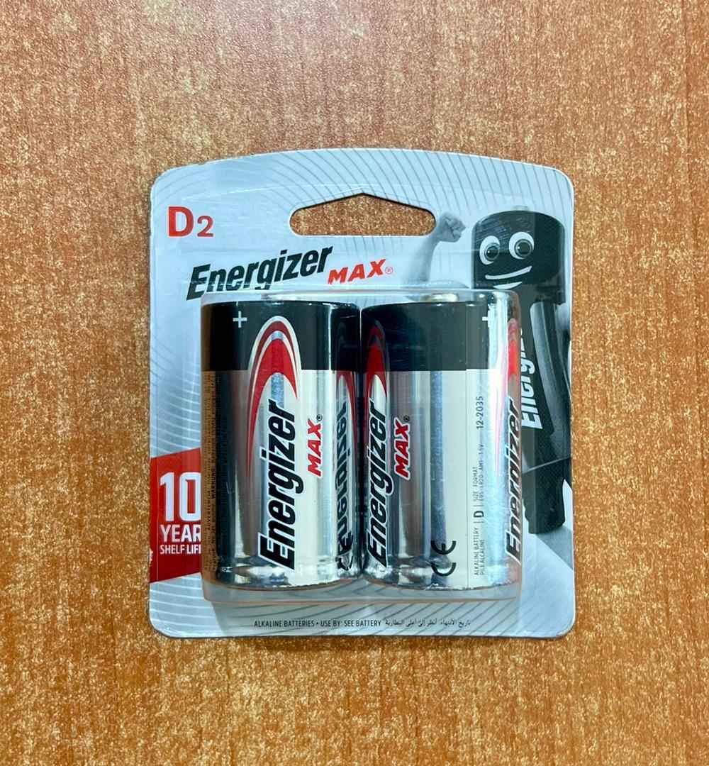Energizer Max 1.5v D2 Alkaline Battery - D2